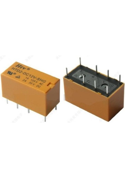 HTD2-DC12V-SHG ,12VDC 2A2K/2A Pcb-8-Pin Röle