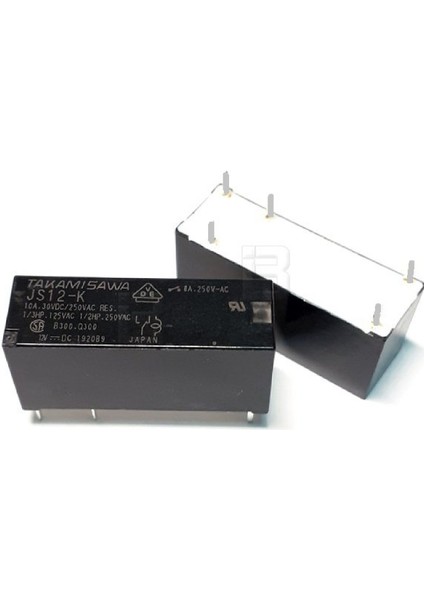 JS12-K ,12VDC 1A1K/8A Pcb-8-Pin Röle