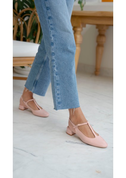 Luton Pudra Topuklu Ayakkabı