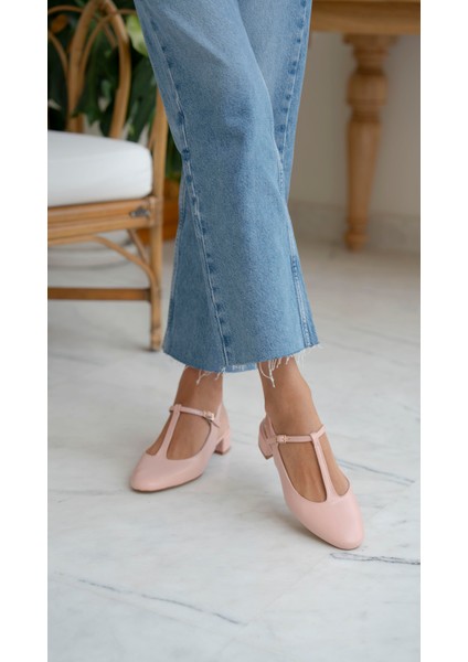 Luton Pudra Topuklu Ayakkabı