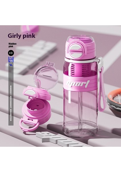 Spor Kupa Büyük Kapasiteli Damla Geçirmez Taşınabilir Plastik Açık (Yurt Dışından)