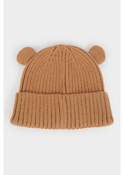 Erkek Bebek Dokuma Etiketli Kulaklı Triko Bere C8595A525WN modelleri