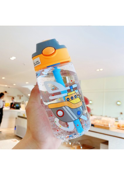 Plastik Daklar Çocuk Su Dakları Pipetli Daklar Öğrenci Su Dakları (Yurt Dışından)