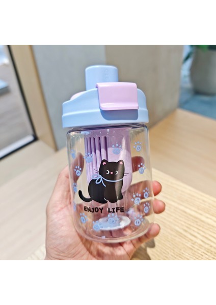 Sevimli Pipetli Kupa Öğrenci Kupa Hediyelik Kupa (Yurt Dışından)