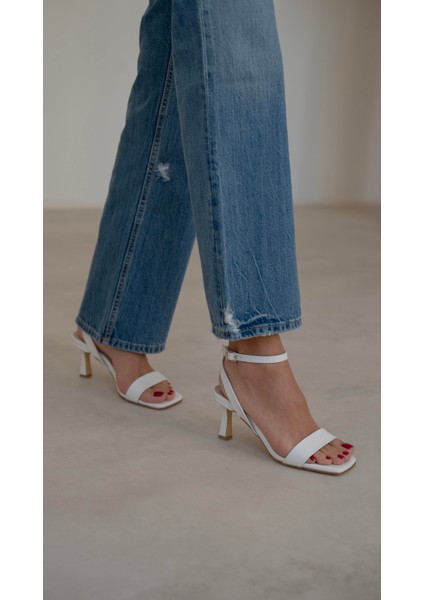 Waylon Beyaz Topuklu Ayakkabı indirimleri
