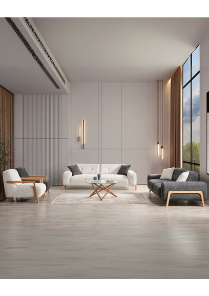 Rolex Koltuk Takımı & Oturma Grubu - (3+3+1)