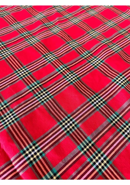 Çift Taraflı 160X160 cm Iskoç Desen Kırmızı Masa Örtüsü | Piknik Örtüsü | Sofra Bezi | Ekose Kare Model fiyatları
