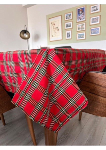 Çift Taraflı 160X160 cm Iskoç Desen Kırmızı Masa Örtüsü | Piknik Örtüsü | Sofra Bezi | Ekose Kare Model modelleri