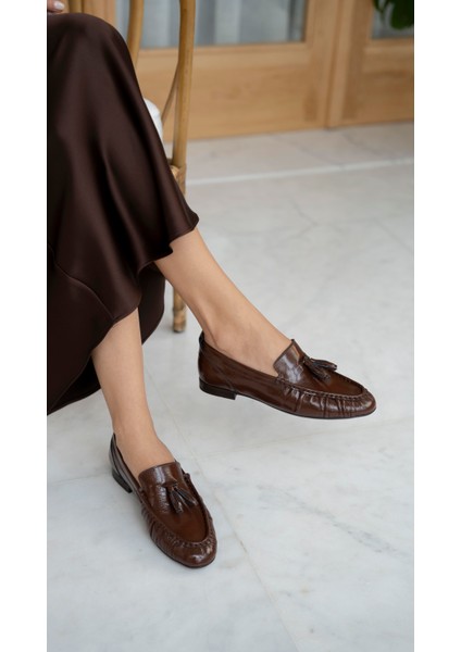 Gobert Kahve Rugan Hakiki Deri MAKOSEN fiyatları