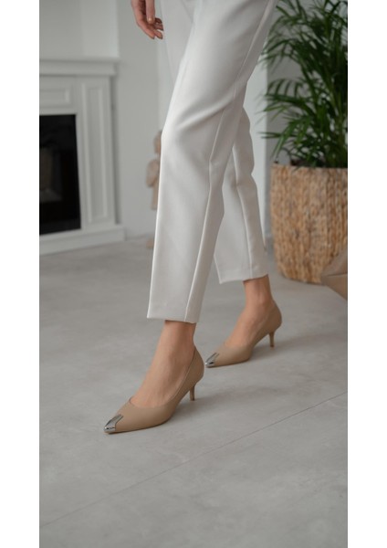 Vander Ten Hakiki Deri Topuklu Ayakkabı