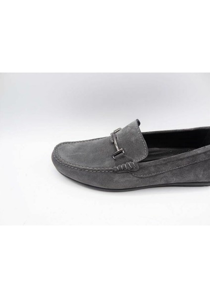 King Shoes 3210 Gri Süet Erkek Ayakkabı fırsatları
