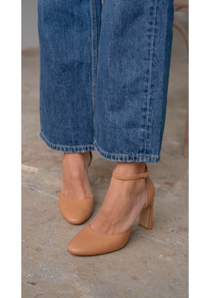 Lyon Camel Topuklu Ayakkabı indirimleri