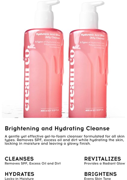 Hyaluronic Acid Glow Jelly Cleanser 400 ml fiyatları