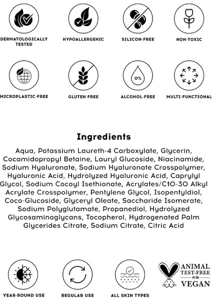 Hyaluronic Acid Glow Jelly Cleanser 400 ml fırsatları