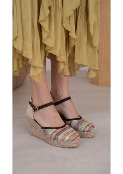 Pekin Multi Hasır Hakiki Deri Sandalet fırsatları