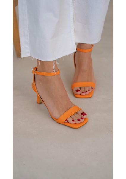 Waylon Turuncu Topuklu Ayakkabı indirimleri