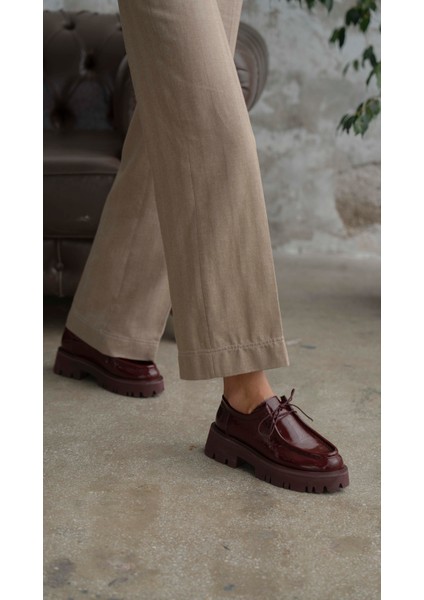 Stew Bordo Rugan Hakiki Deri MAKOSEN indirimleri