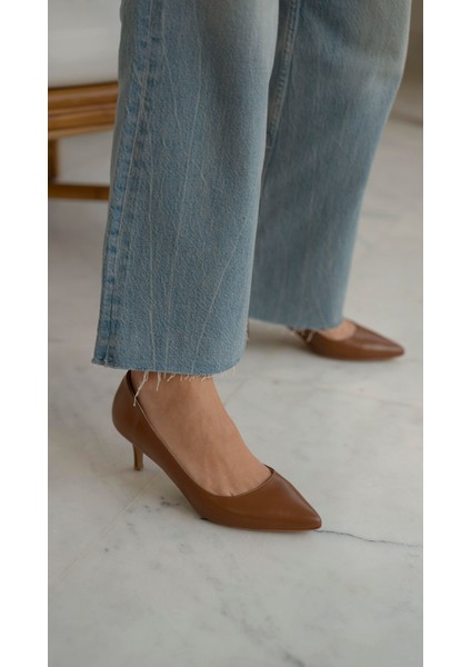 Nell Taba Deri Stiletto fırsatları