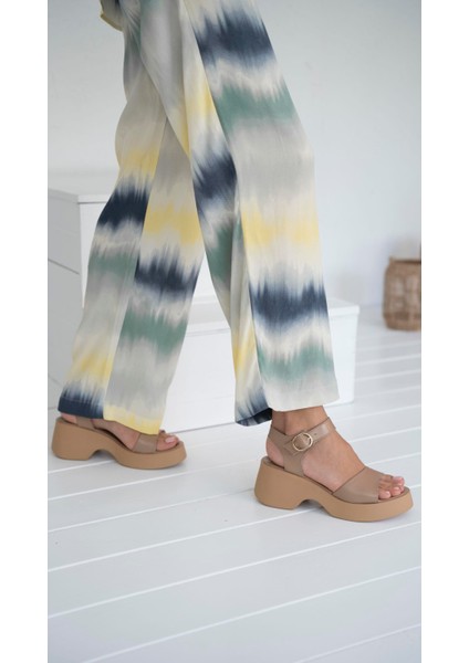 Parma Ten Hakiki Deri Kadın Sandalet