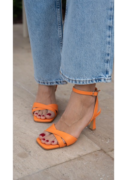 Gita Turuncu Topuklu Ayakkabı indirimleri