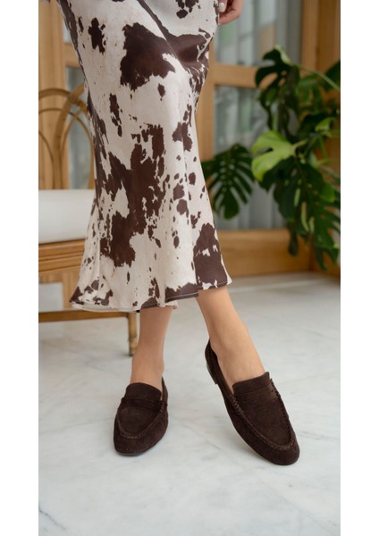 Danilo Kahve Süet Hakiki Deri MAKOSEN