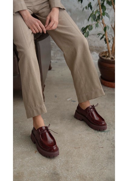 Stew Bordo Rugan Hakiki Deri MAKOSEN fırsatları