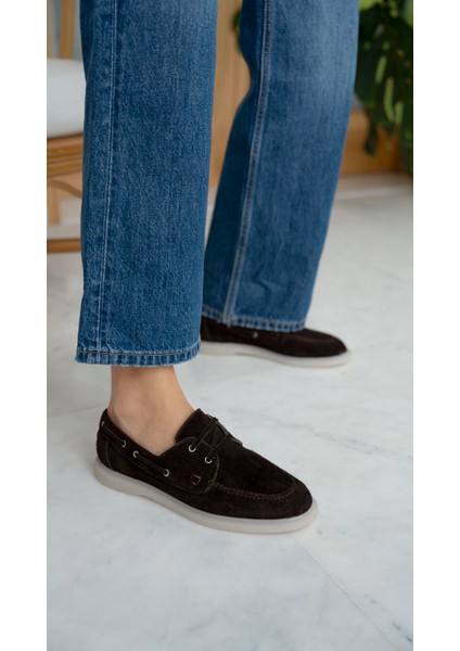 Powell Kahve Süet Hakiki Deri MAKOSEN modelleri