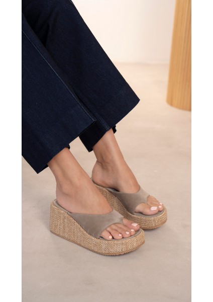 Siena Vizon Süet Hakiki Süet Kadın Terlik fiyatları