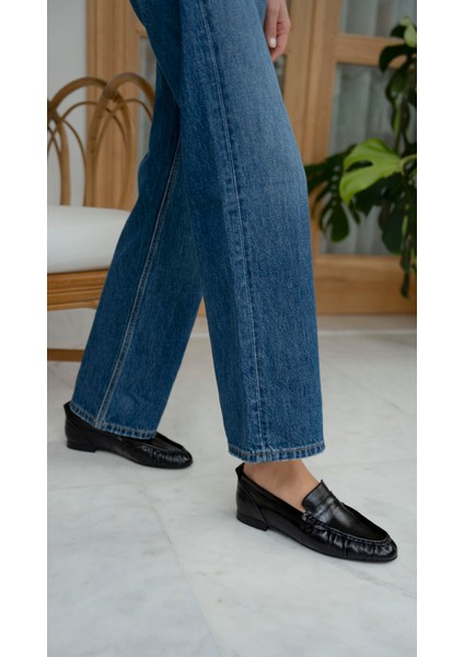 Danilo Siyah Rugan Hakiki Deri MAKOSEN modelleri