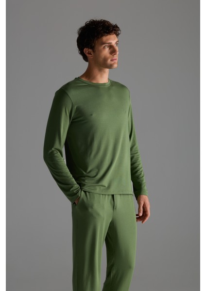 Erkek Modal Uzun Kollu T-Shirt modelleri