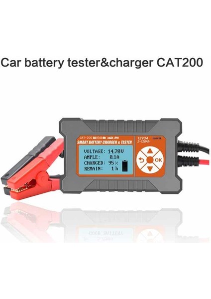 Akü Test ve Sarj Cihazi 12V/3A CAT-200