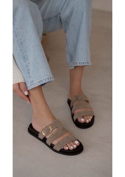 Vespa Vizon Süet Hakiki Deri Terlik indirimleri