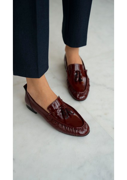 Gobert Bordo Rugan Hakiki Deri MAKOSEN