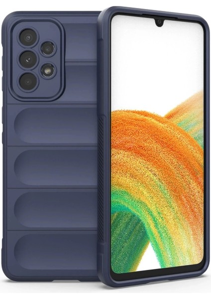 Samsung Galaxy A33 5g Kılıf Optimum Silikon - Lacivert