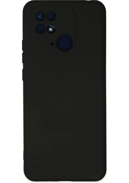 Xiaomi Redmi 10C Kılıf Nano Içi Kadife Silikon - Siyah