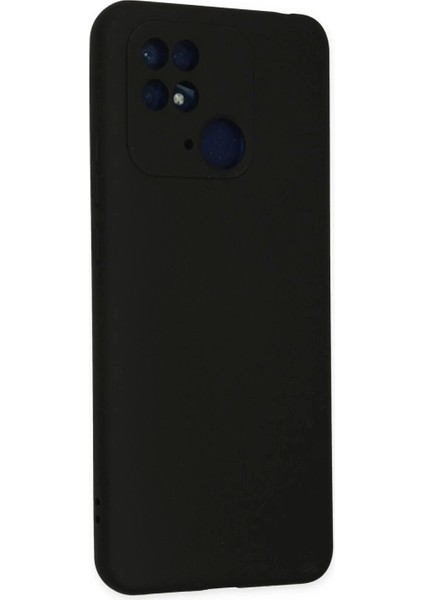Xiaomi Redmi 10C Kılıf Nano Içi Kadife Silikon - Siyah modelleri