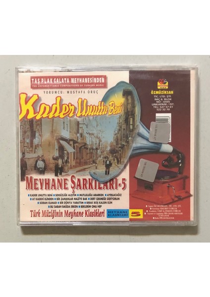 Taş Plak Galata Meyhanesinden Meyhane Şarkıları 5 CD (Jelatinli Sıfır Orjnal Dönem Baskı Cd) fiyatları