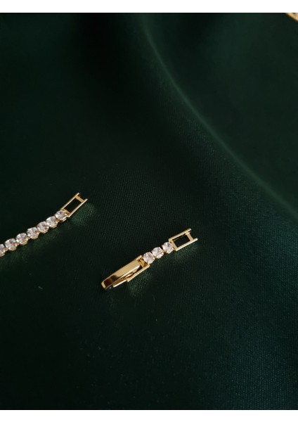 Gold Renk Kalp Detaylı Su Yolu Zirkon Taşlı Bileklik fırsatları