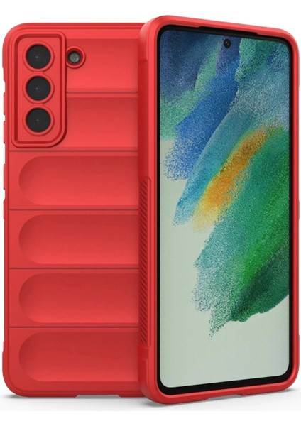 Samsung Galaxy S22 Plus Kılıf Optimum Silikon - Kırmızı