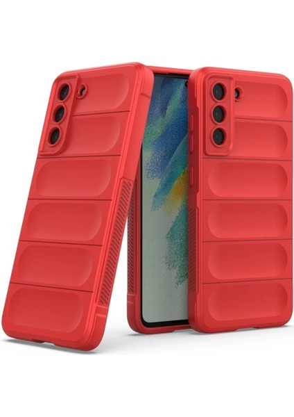 Samsung Galaxy S22 Plus Kılıf Optimum Silikon - Kırmızı fiyatları