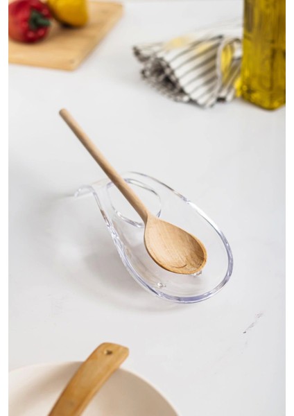 Akrilik Pembe Tezgah Üstü Kirli Kaşıklık & Kepçe Altlığı modelleri