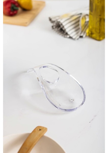 Akrilik Pembe Tezgah Üstü Kirli Kaşıklık & Kepçe Altlığı fırsatları