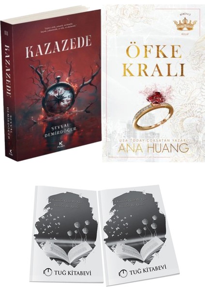 Öfke Kralı ve Pukka Yayınları Kazazede 3 Şevval Demirdöğer 2li Set + Hediyeli