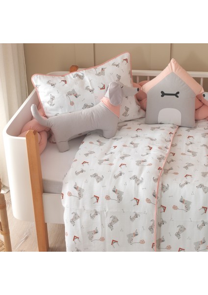 Puppy Uyku Arkadaşı - Köpek Figürlü Dekoratif Yastık – Sevimli ve Pastel Tonlarda fiyatları