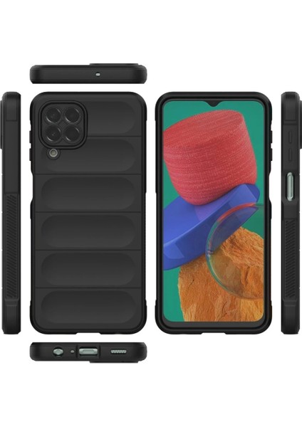 Samsung Galaxy M33 Kılıf Optimum Silikon - Siyah modelleri