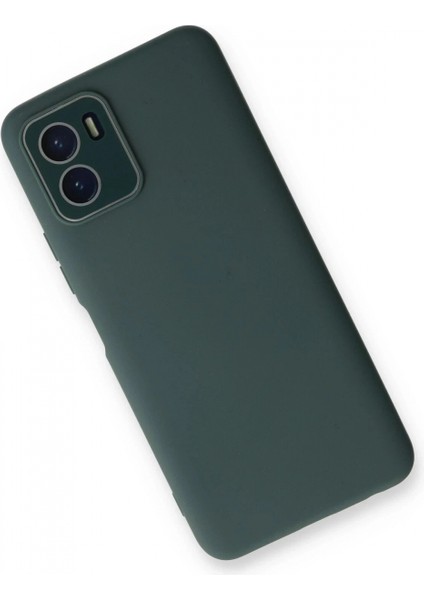 Vivo Y15S Kılıf Lansman Glass Kapak - Koyu Yeşil fiyatları