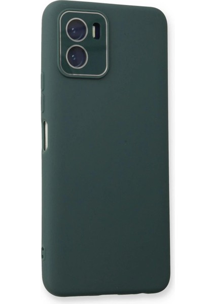 Vivo Y15S Kılıf Lansman Glass Kapak - Koyu Yeşil modelleri