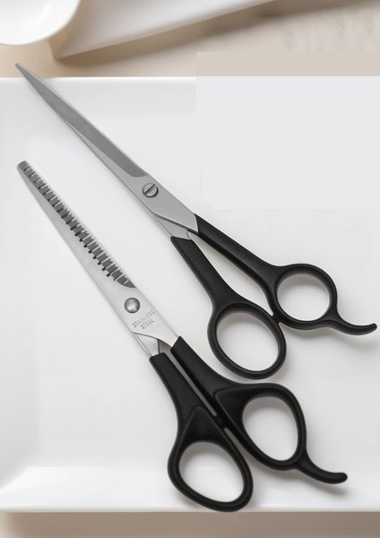 Berber Makas Ara Makas Seti Profesyonel 6.5 Inç Çelik