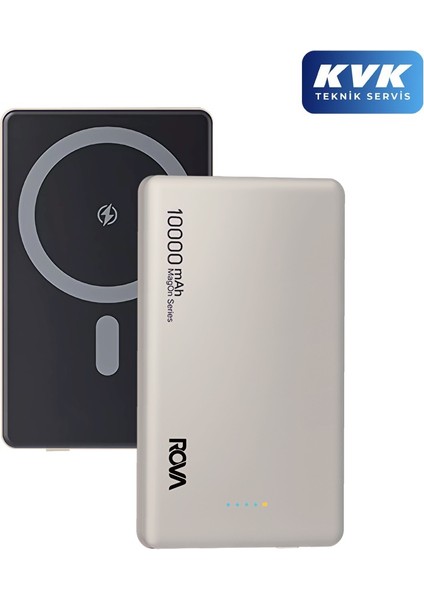 PWS618 Ultra Slim 10.000MAH Magsafe 20W Hızlı Powerbank Kvk Garantili - Gold