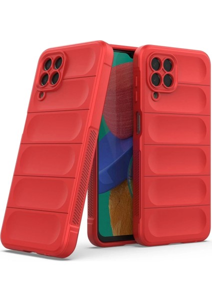 Samsung Galaxy M33 Kılıf Optimum Silikon - Kırmızı fiyatları